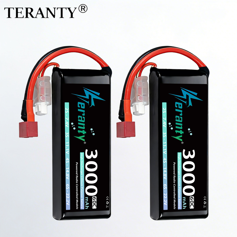 Rc Hobby Model - TERANTY 2S 3000mAh Baterai Lipo 7.4V