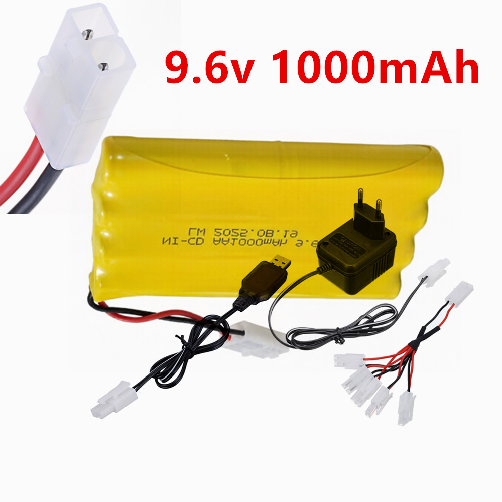 Rc Hobby Model - Baterai Isi Ulang Ni-CD AA 9.6v
