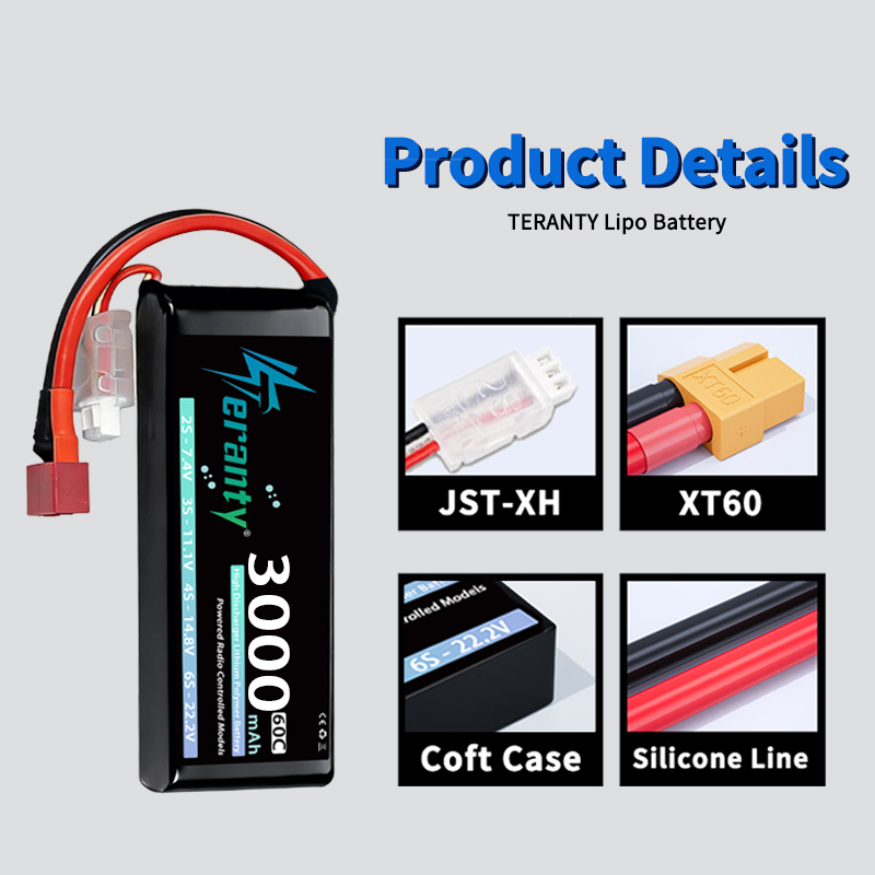 TERANTY 2S 3000mAh Baterai Lip - Rc Hobby Model ulasan dan harga