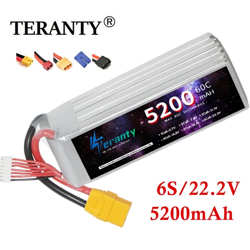 TERANTY 6S 5200mAh Lipo batera - Rc Hobby Model ulasan dan harga