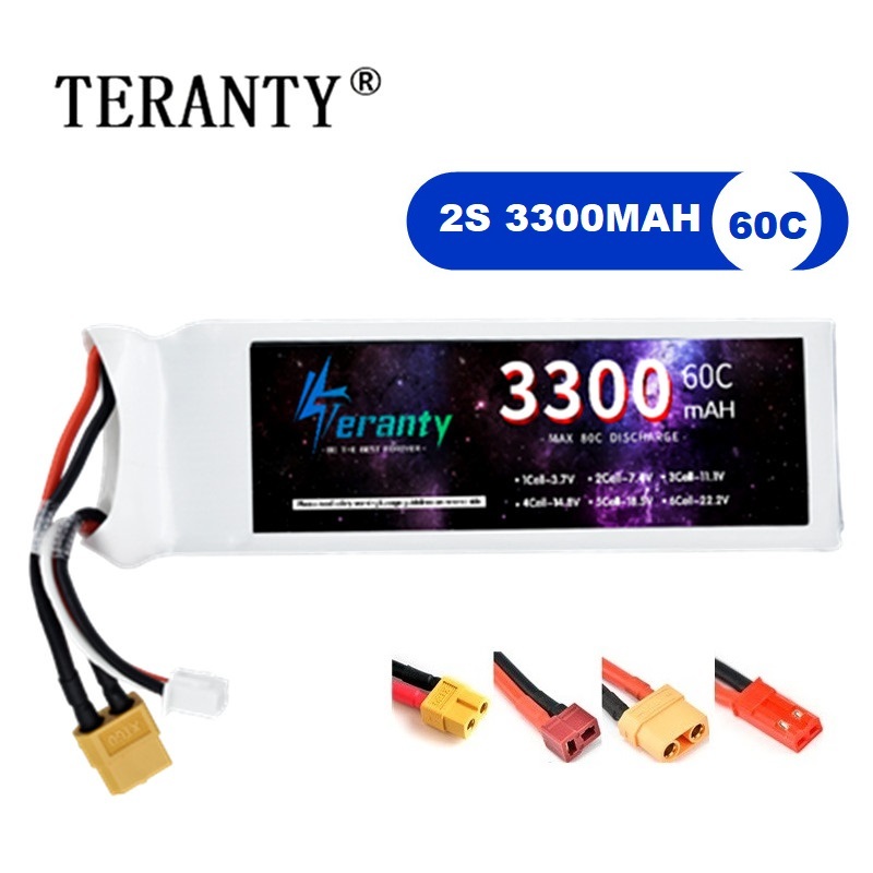 2S 7.4V baterai LiPo 3300mAh 6 - Rc Hobby Model ulasan dan harga