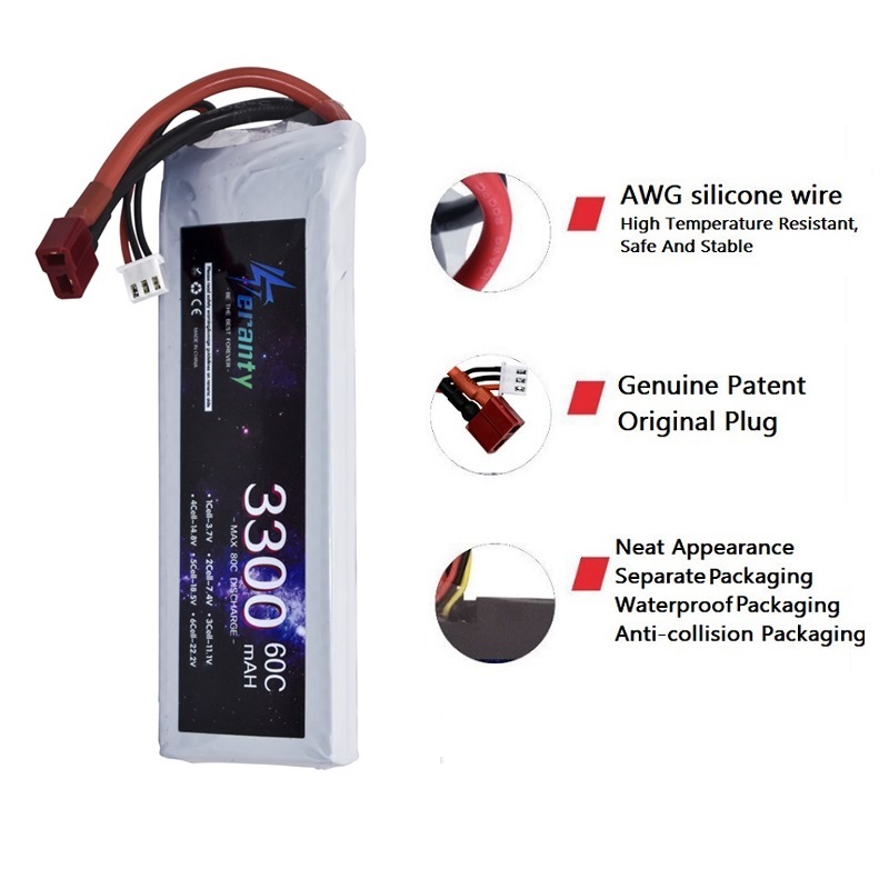 2S 7.4V baterai LiPo 3300mAh 6 - Rc Hobby Model ulasan dan harga