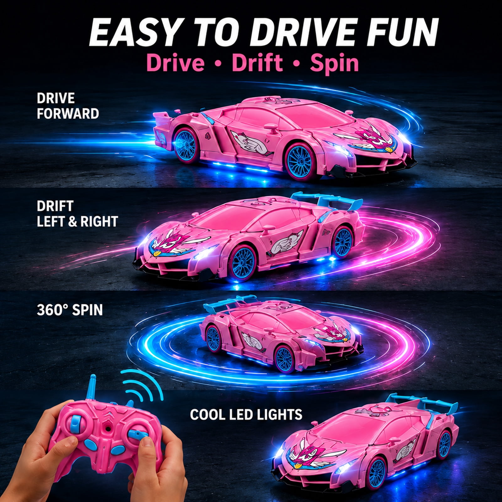 Mobil Robot Unicorn RC Transfo - Rc Hobby Horizon ulasan dan harga