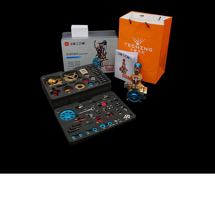 TECHING Kit Model Mesin Silind - Rc Hobby Tech ulasan dan harga
